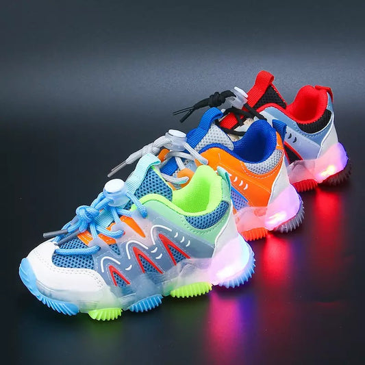 LED Luminous Children's Casual Walking Shoes